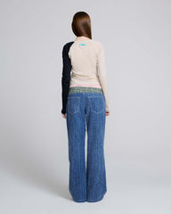 David Rappeneau Mesh Longsleeve - Beige Multi | Marc Jacobs for sale