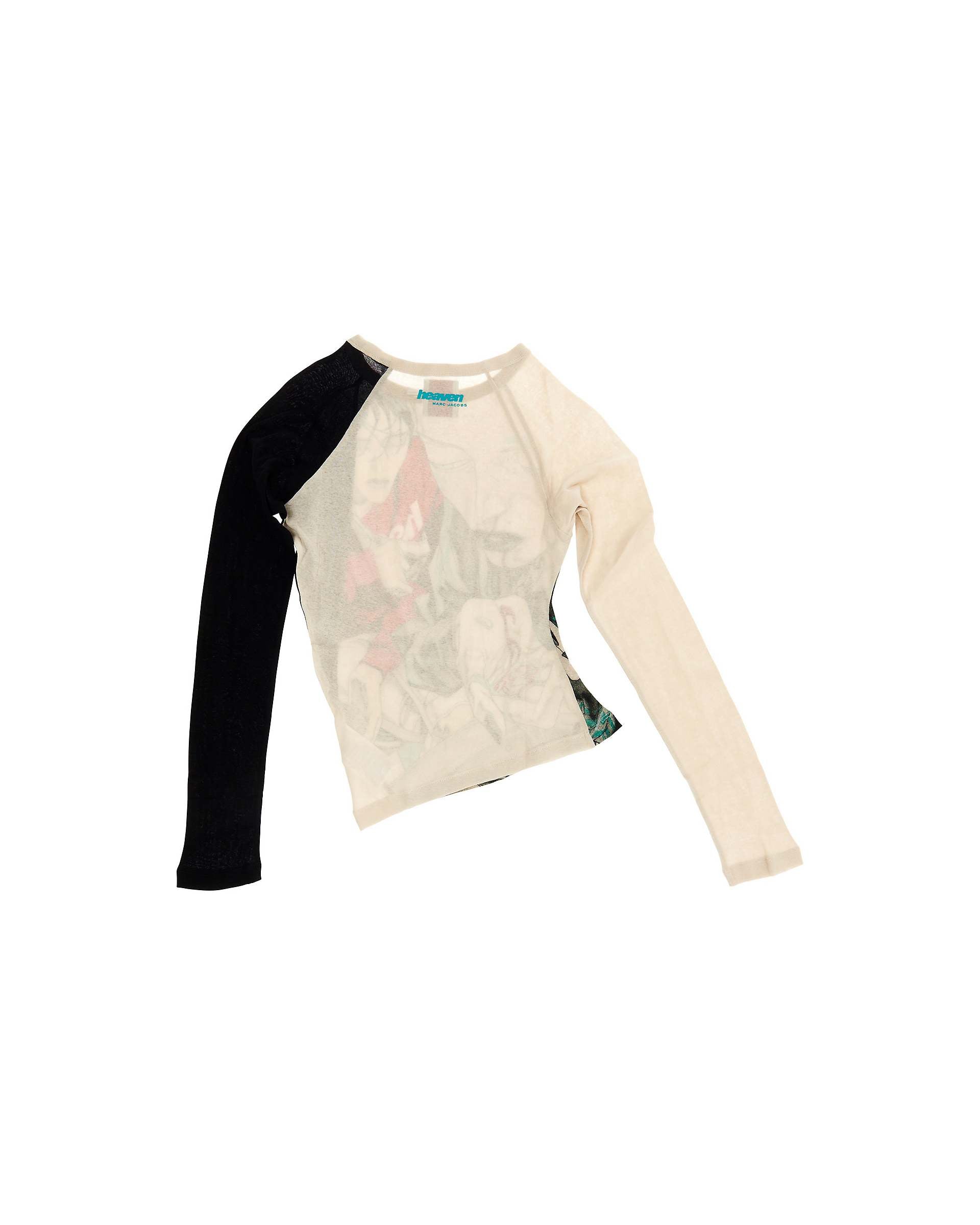 David Rappeneau Mesh Longsleeve - Beige Multi | Marc Jacobs for sale