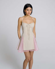 Handkerchief Princess Dress - Beige | Marc Jacobs on sale