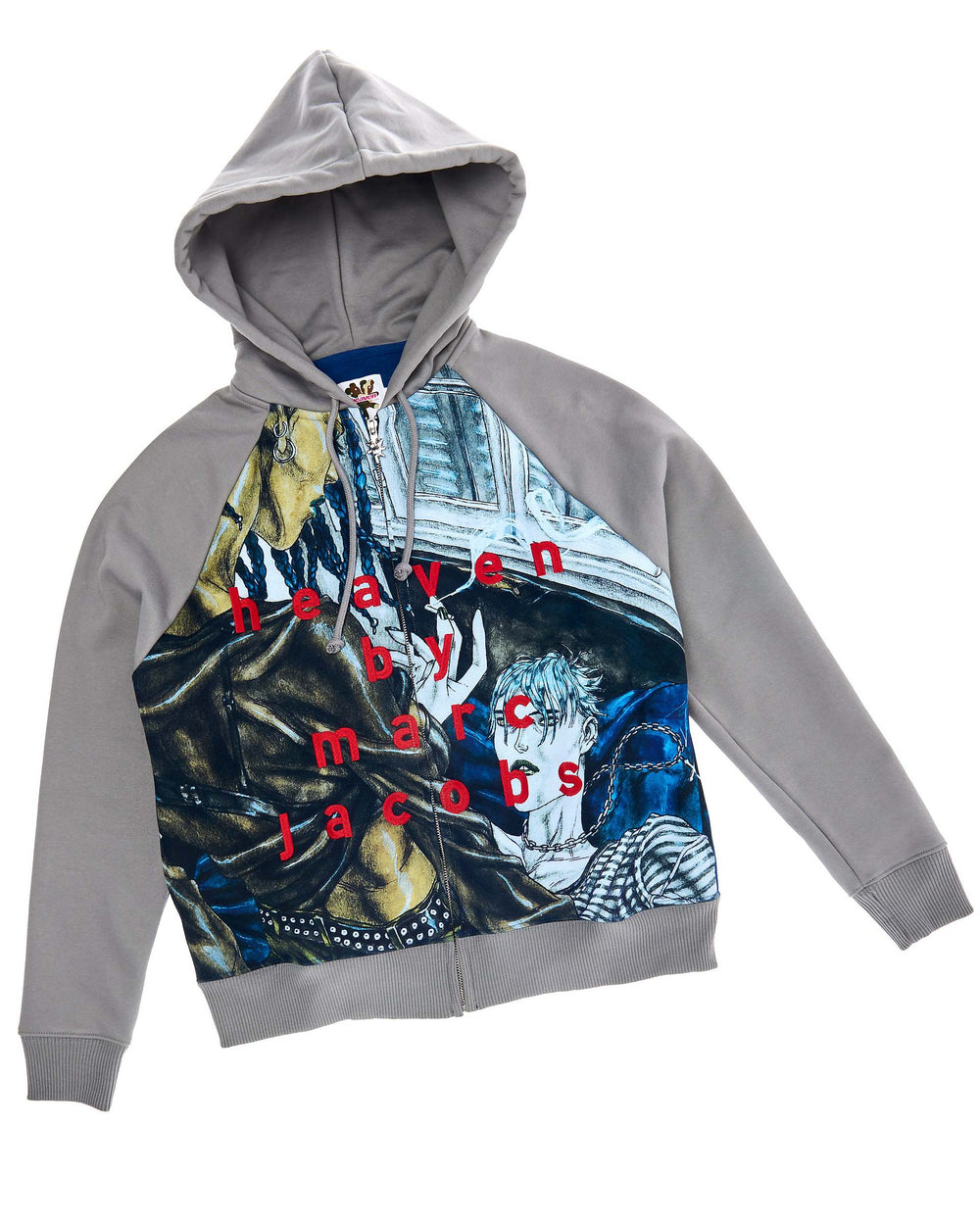 David Rappeneau Zip-Up Hoodie - Navy Multi | Marc Jacobs online