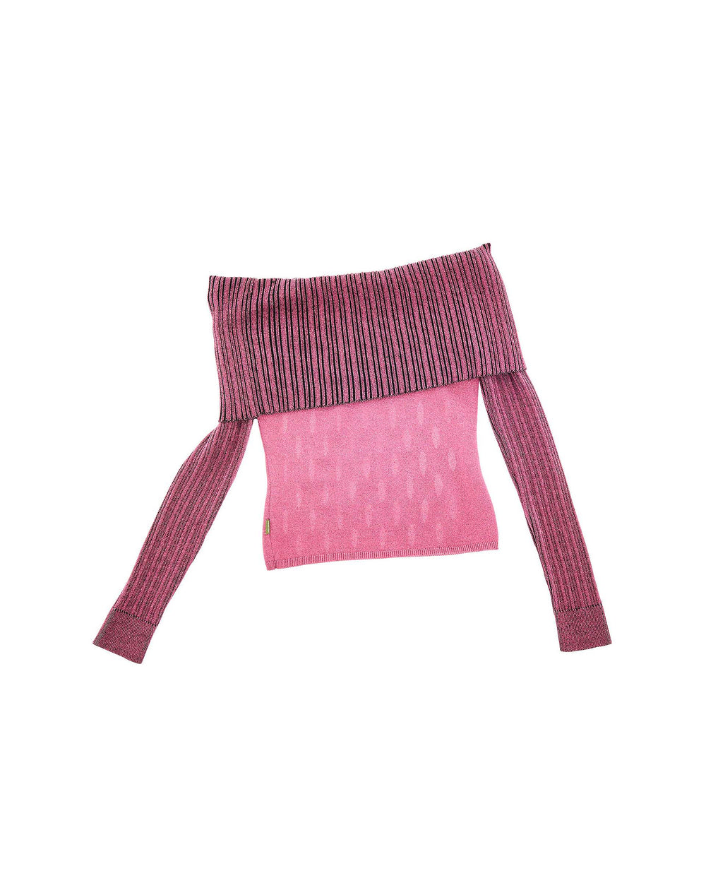 Off Shoulder Hole Knit Top - Pink | Marc Jacobs online