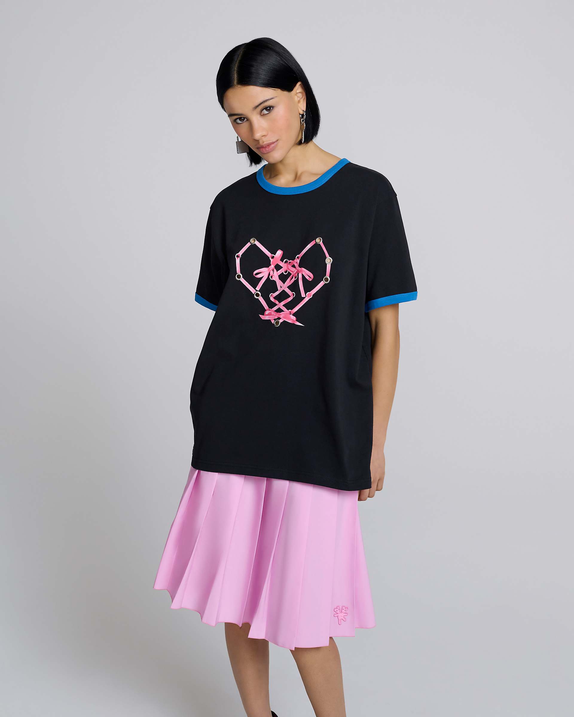 Corset Heart Tee - Black | Marc Jacobs discount