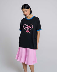 Corset Heart Tee - Black | Marc Jacobs discount