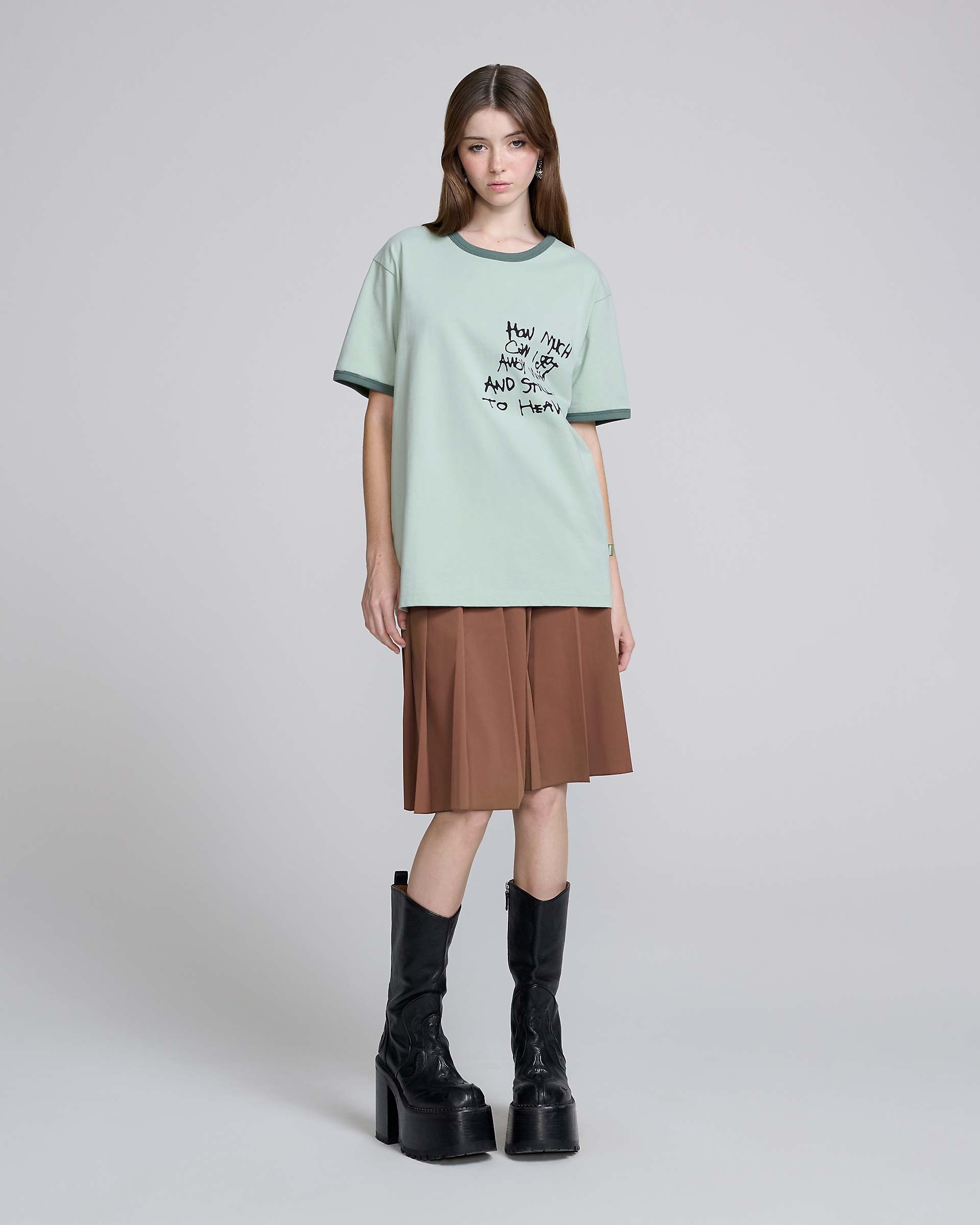 I Want To Go To Heaven Tee - Light Green | Marc Jacobs online
