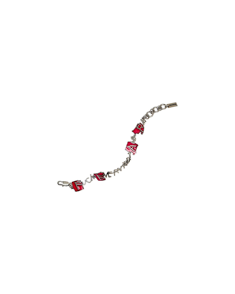 Fuck Everything Bracelet - Aged Silver/Pink | Marc Jacobs sale