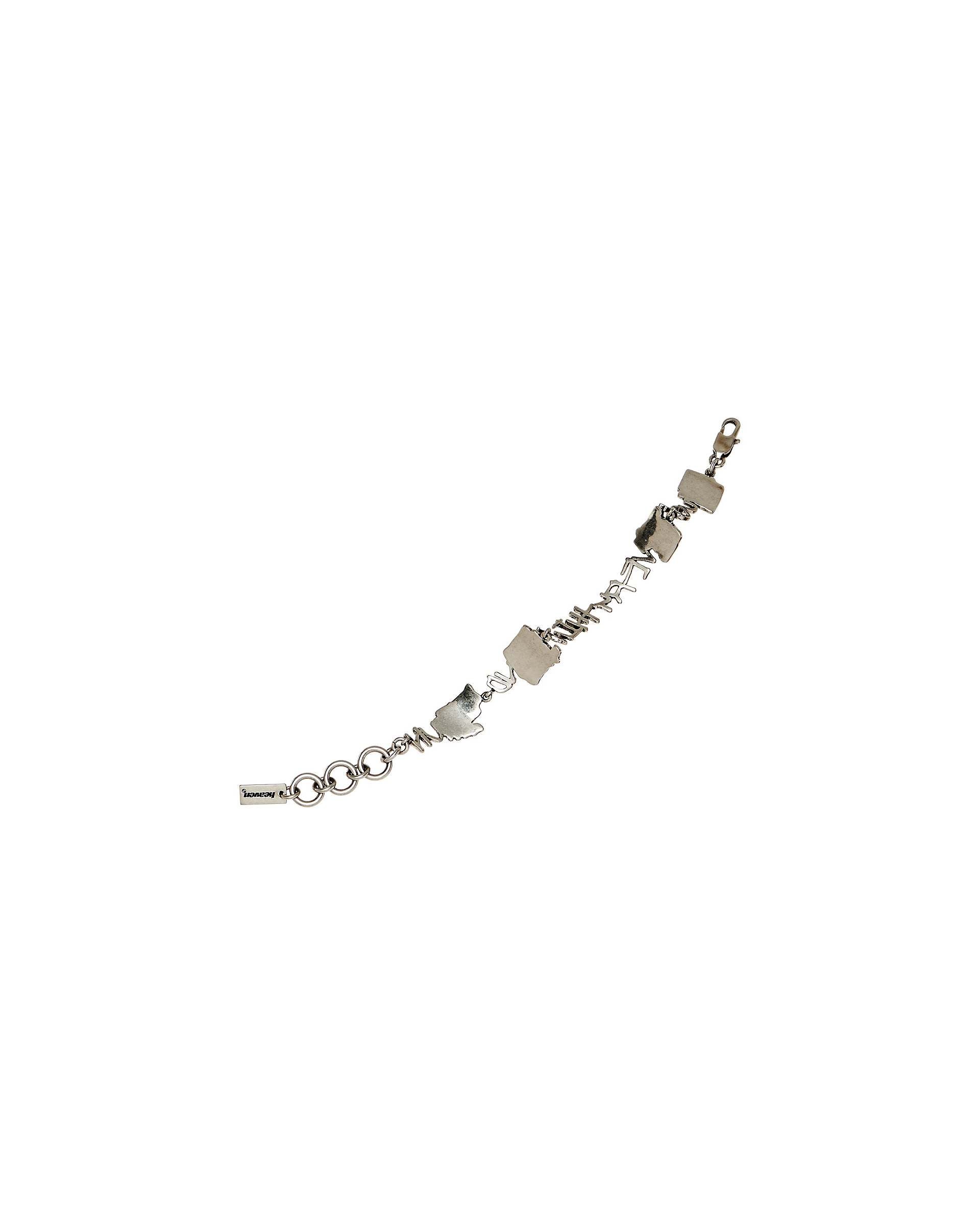 Fuck Everything Bracelet - Aged Silver/Pink | Marc Jacobs sale