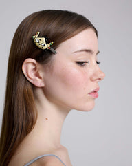 Character Hairclip - Aged Silver Multi | Marc Jacobs US