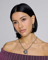 HEAVEN PENTAGRAM LOCKET - Aged Silver | Marc Jacobs on sale