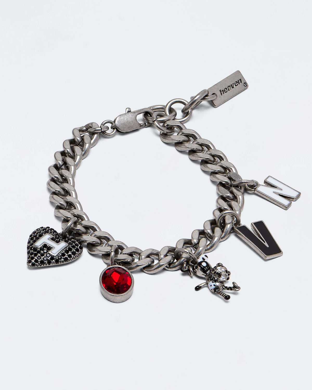Teddy Charm Bracelet - Aged Silver | Marc Jacobs discount