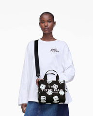 Derrick Adams X Marc Jacobs Canvas Small Tote Bag - Black/White | Marc Jacobs for sale
