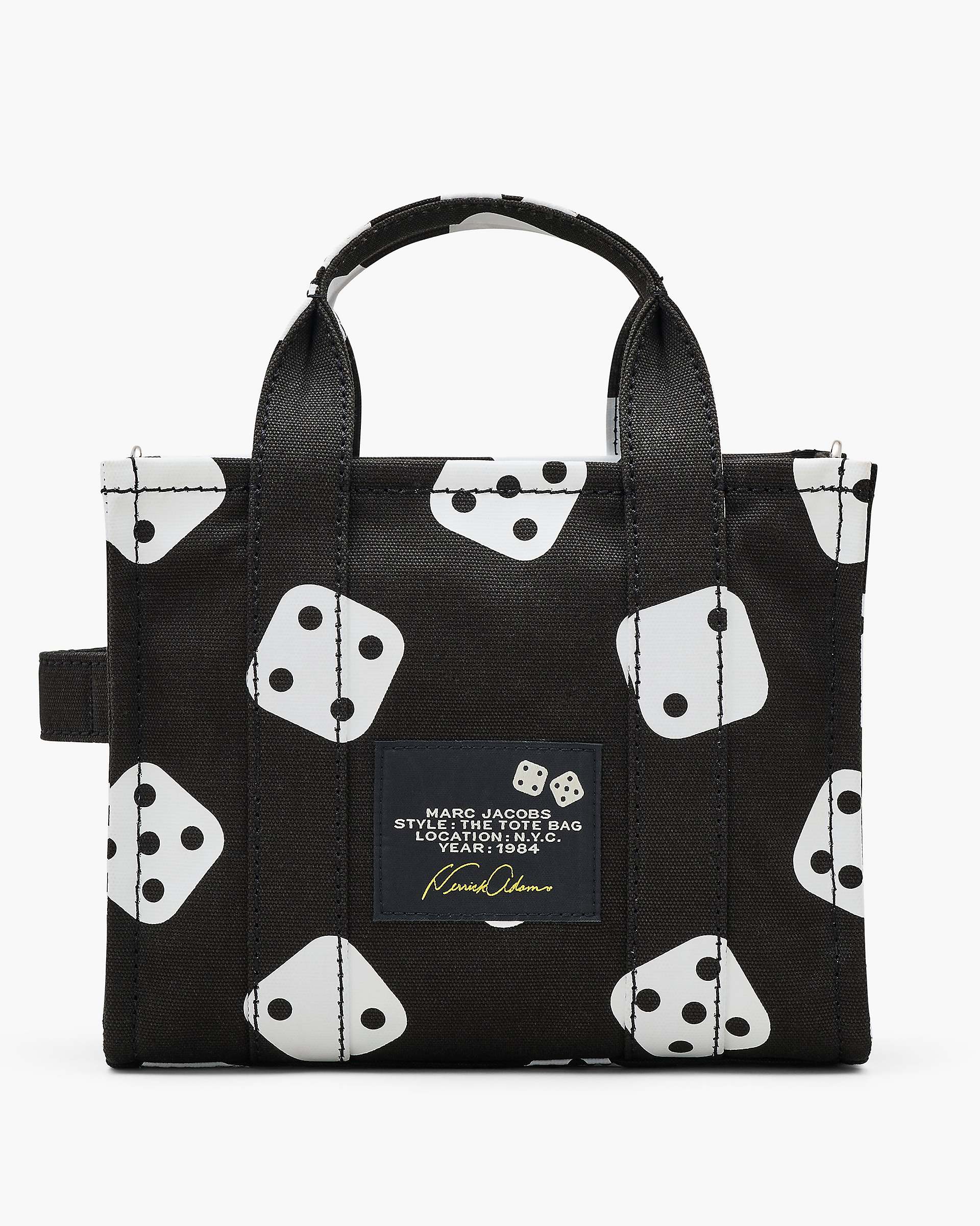 Derrick Adams X Marc Jacobs Canvas Small Tote Bag - Black/White | Marc Jacobs for sale