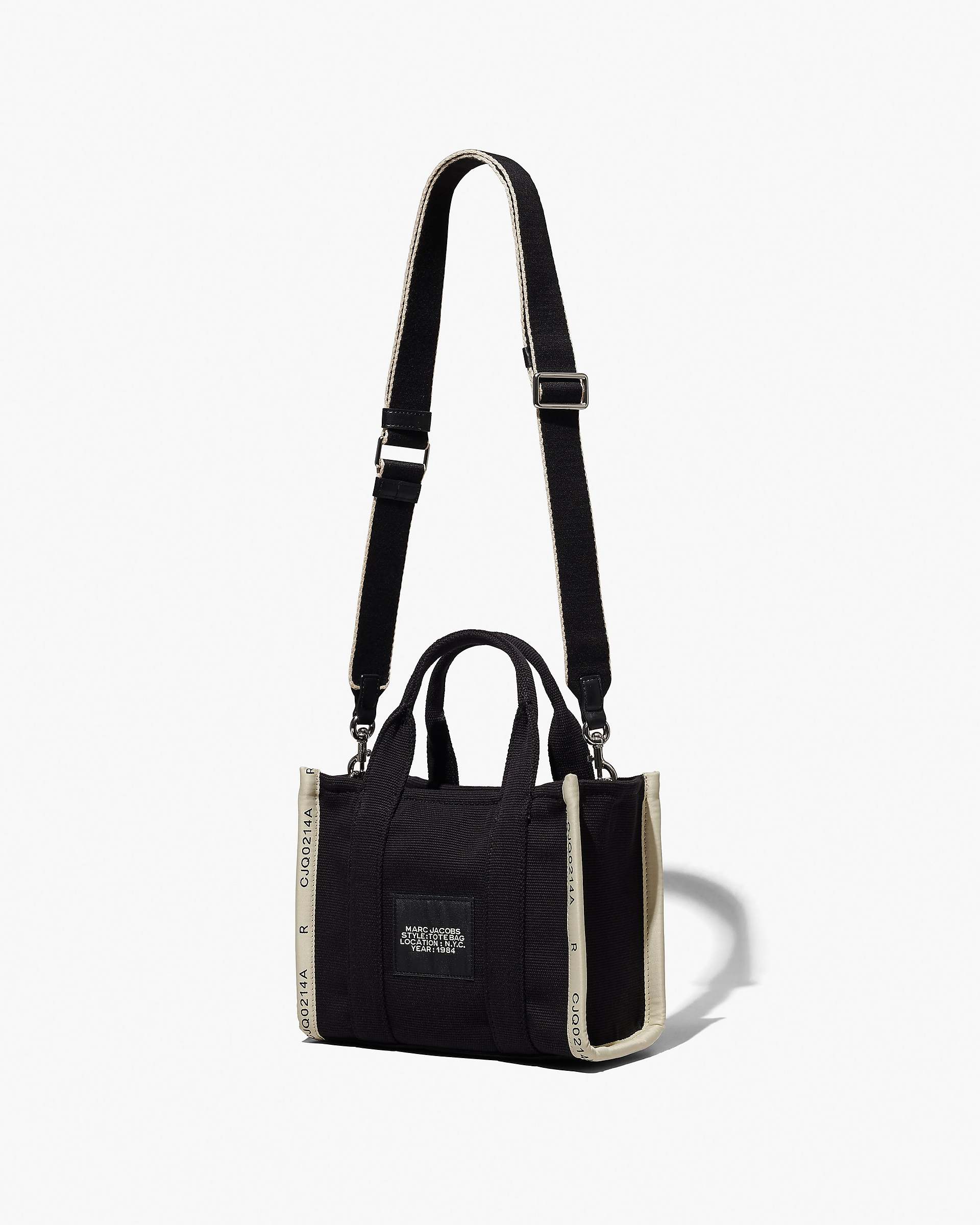 The Jacquard Small Tote Bag - Black | Marc Jacobs US