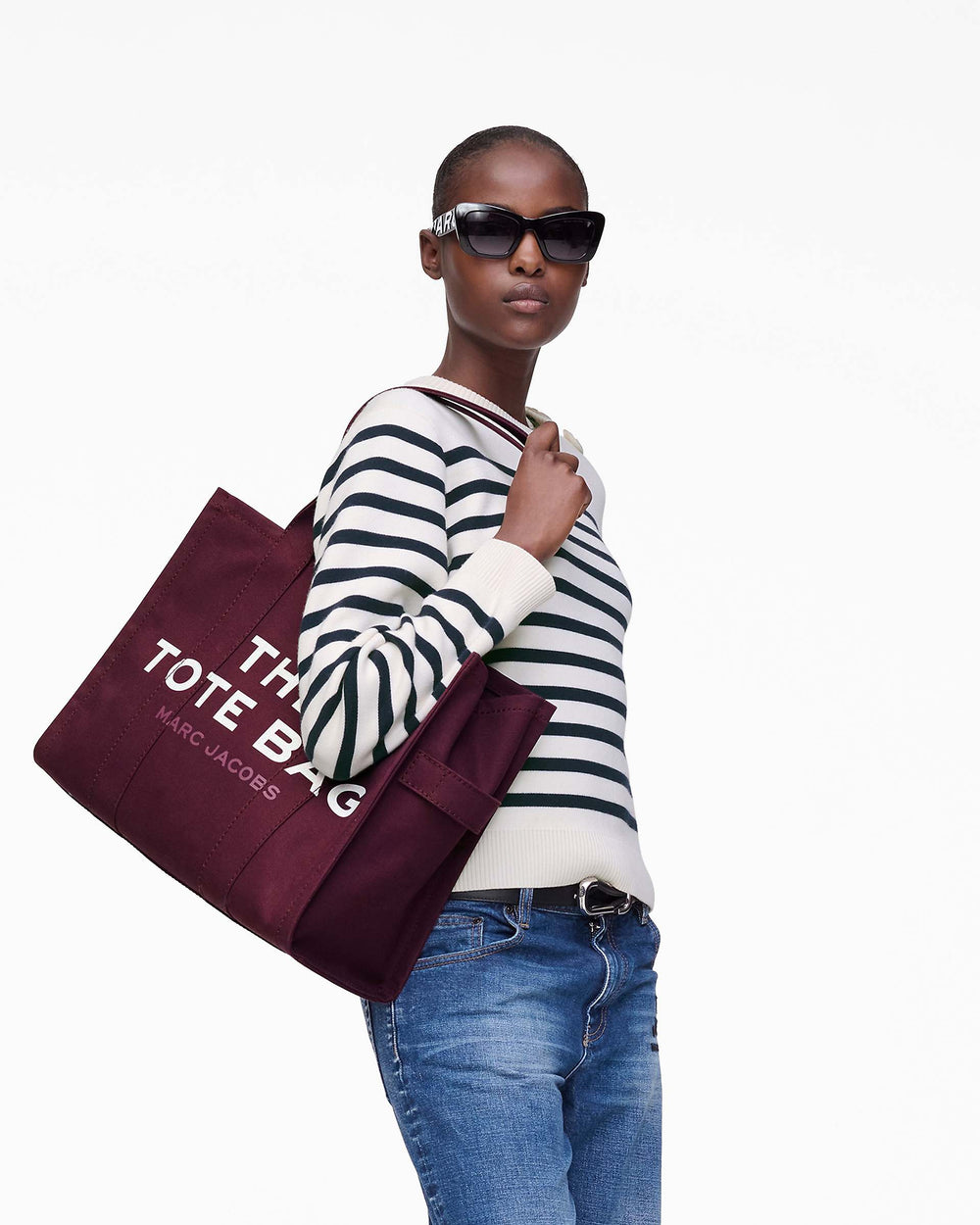The Canvas Large Tote Bag - Dark Plum | Marc Jacobs discount