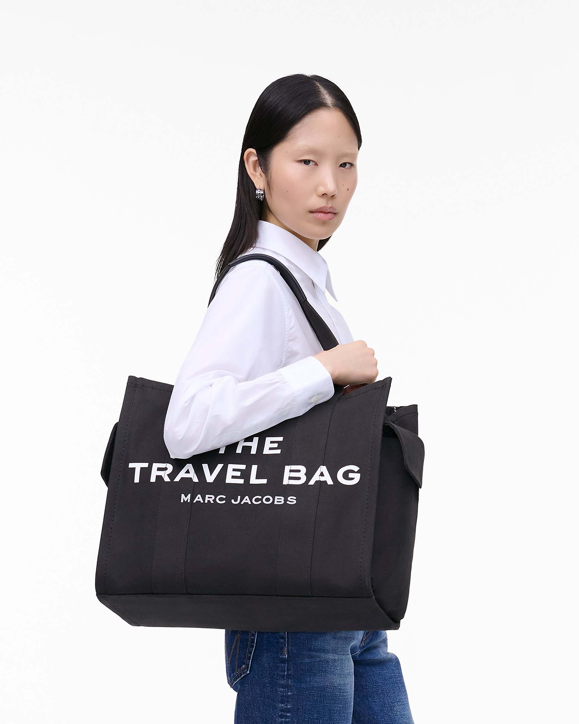 The Canvas Travel Tote Bag - Black | Marc Jacobs online