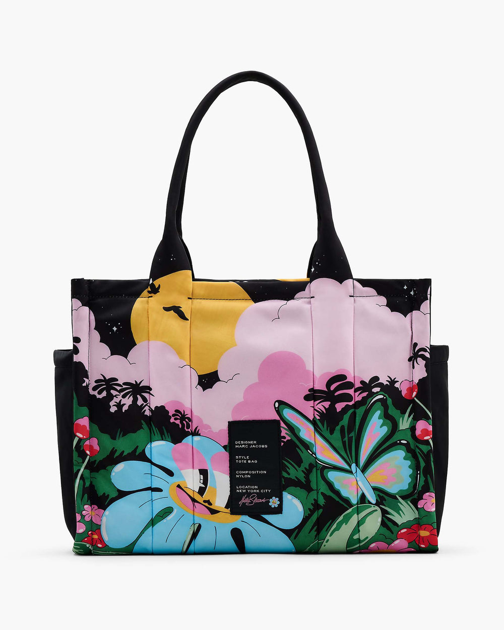 Hattie Stewart X Marc Jacobs Puffy Nylon Large Tote Bag - Black Multi | Marc Jacobs for sale