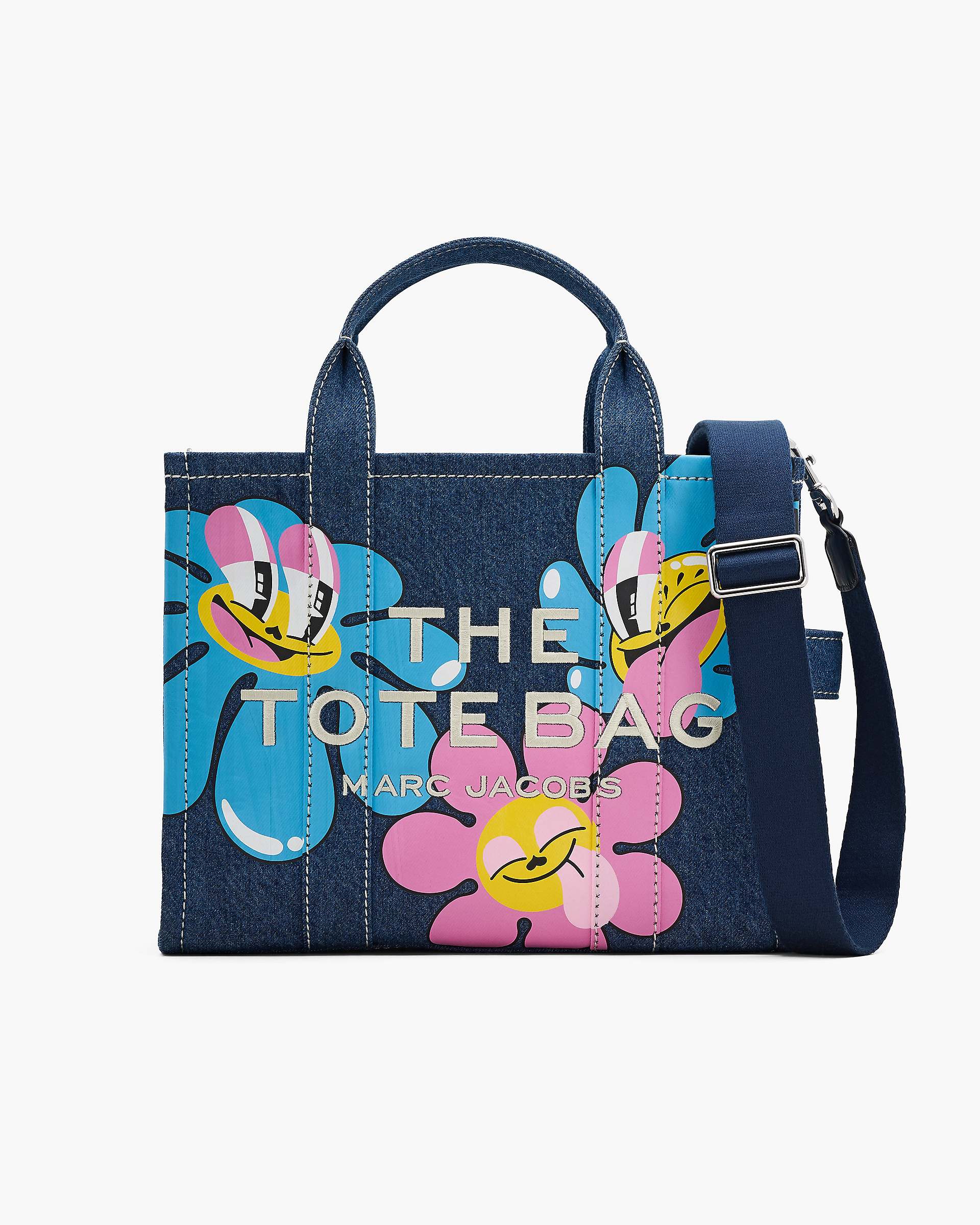 Hattie Stewart X Marc Jacobs Denim Medium Tote Bag - Medium Wash Multi | Marc Jacobs on sale