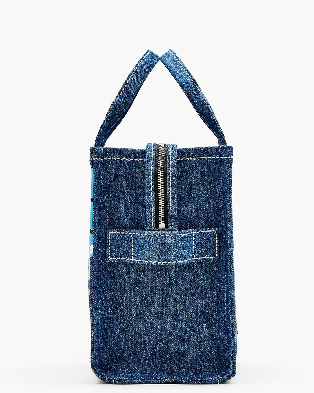 Hattie Stewart X Marc Jacobs Denim Medium Tote Bag - Medium Wash Multi | Marc Jacobs on sale