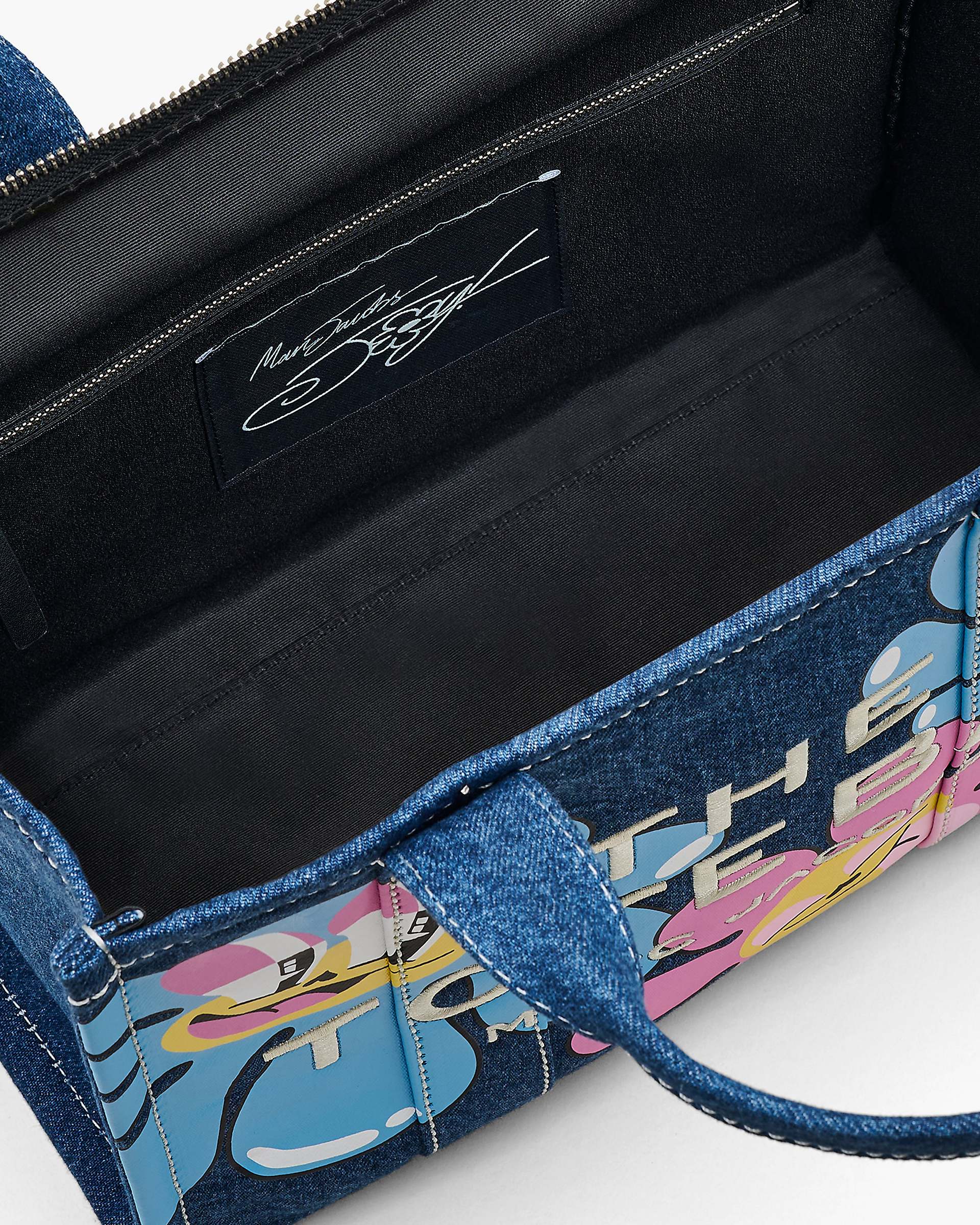 Hattie Stewart X Marc Jacobs Denim Medium Tote Bag - Medium Wash Multi | Marc Jacobs on sale