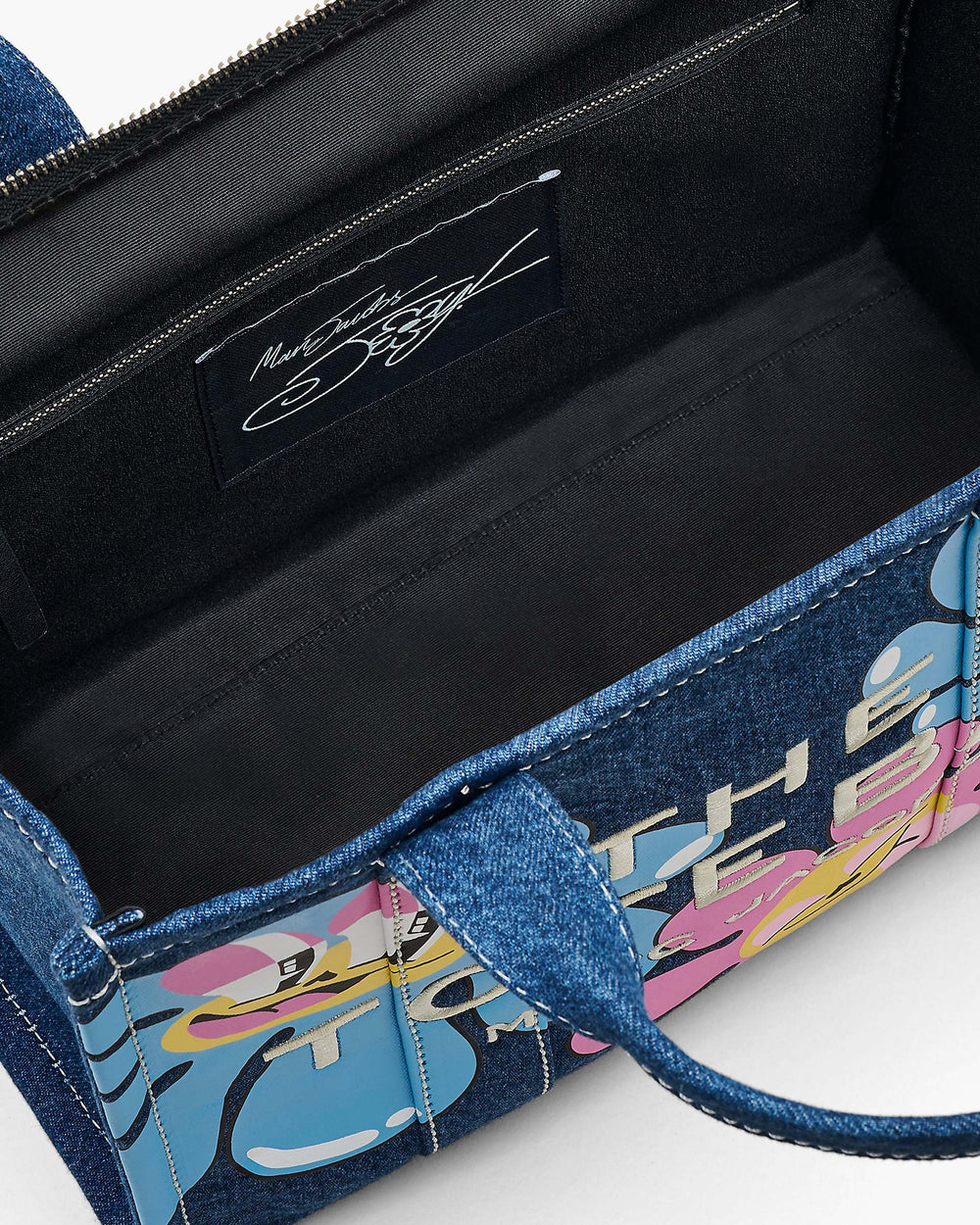 Hattie Stewart X Marc Jacobs Denim Medium Tote Bag - Medium Wash Multi | Marc Jacobs on sale