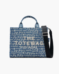 The Joy Denim Medium Tote Bag - Indigo Multi | Marc Jacobs US