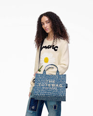 The Joy Denim Medium Tote Bag - Indigo Multi | Marc Jacobs US