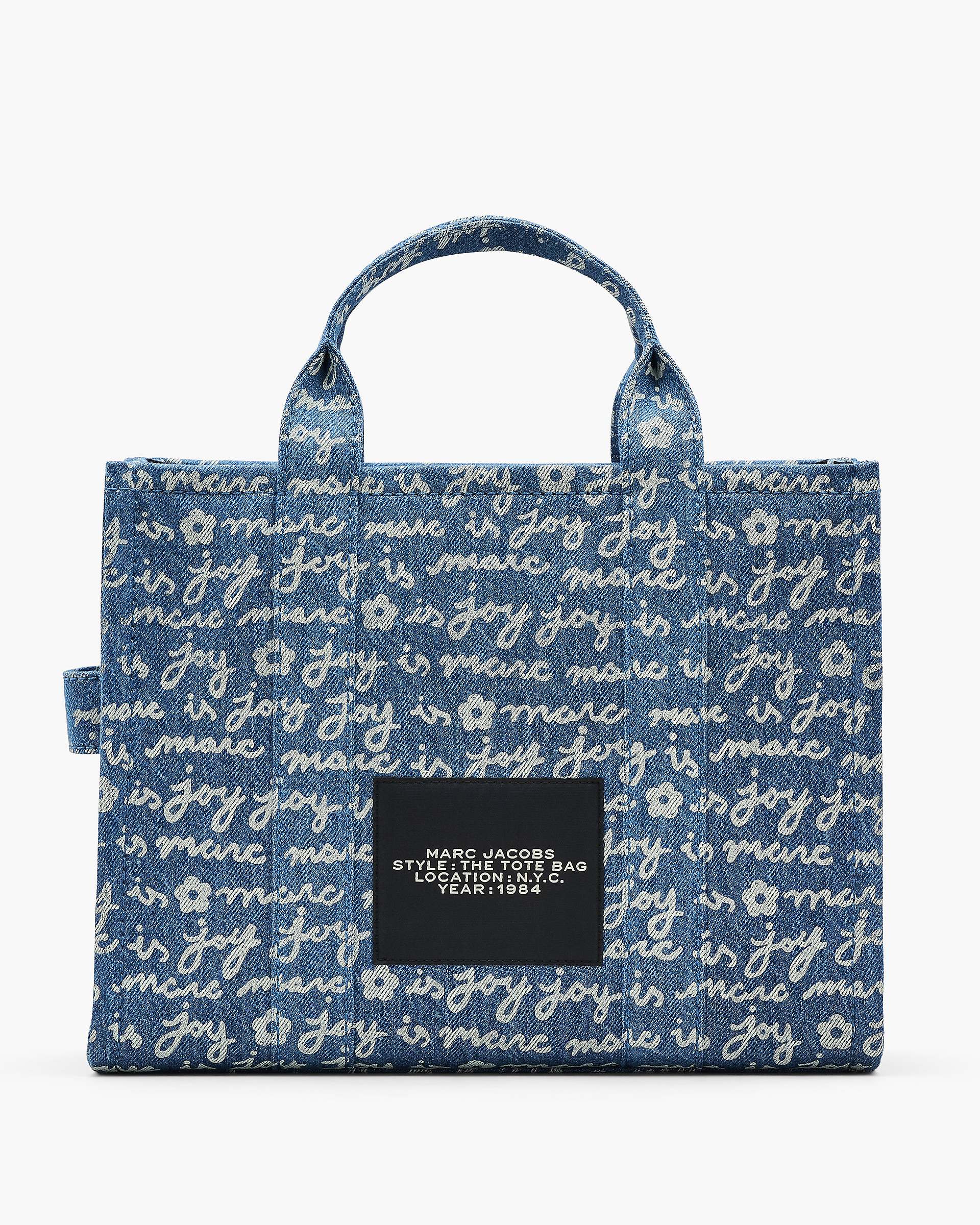 The Joy Denim Medium Tote Bag - Indigo Multi | Marc Jacobs US