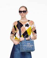 The Joy Denim Small Tote Bag - Indigo Multi | Marc Jacobs online