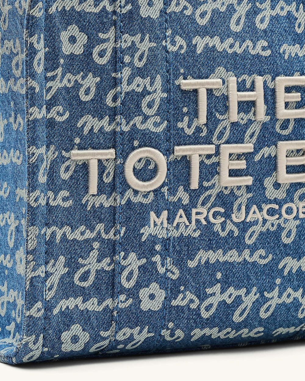 The Joy Denim Small Tote Bag - Indigo Multi | Marc Jacobs online