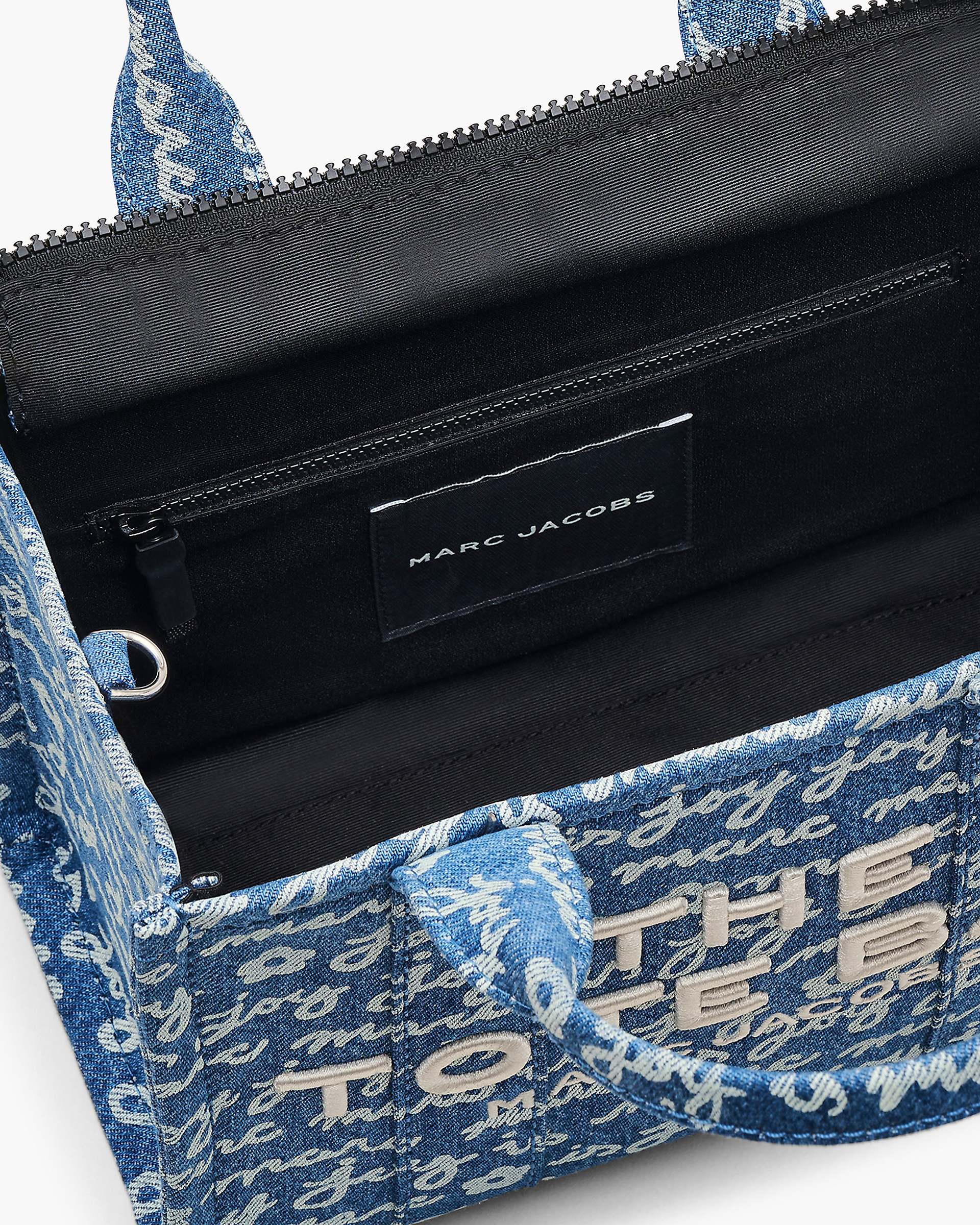 The Joy Denim Small Tote Bag - Indigo Multi | Marc Jacobs online