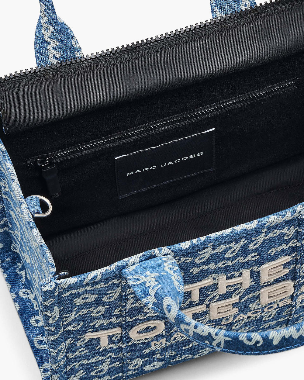 The Joy Denim Small Tote Bag - Indigo Multi | Marc Jacobs online
