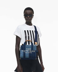 The Denim Small Tote Bag - Blue Denim | Marc Jacobs discount