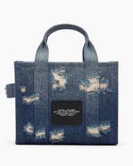 The Rip And Repair Denim Small Tote Bag - Punk Indigo | Marc Jacobs online