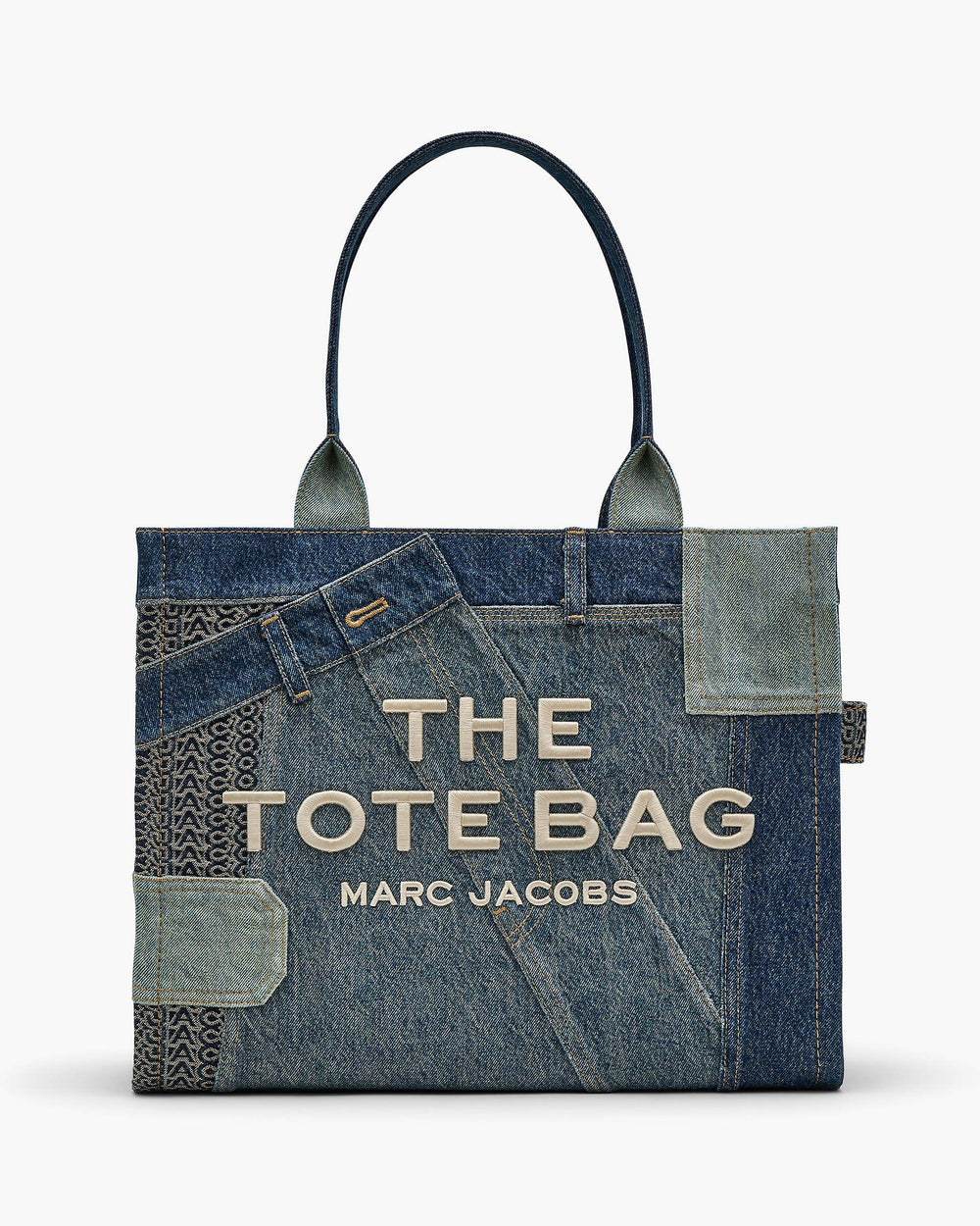 The Deconstructed Denim Large Tote Bag - Indigo Multi | Marc Jacobs discount
