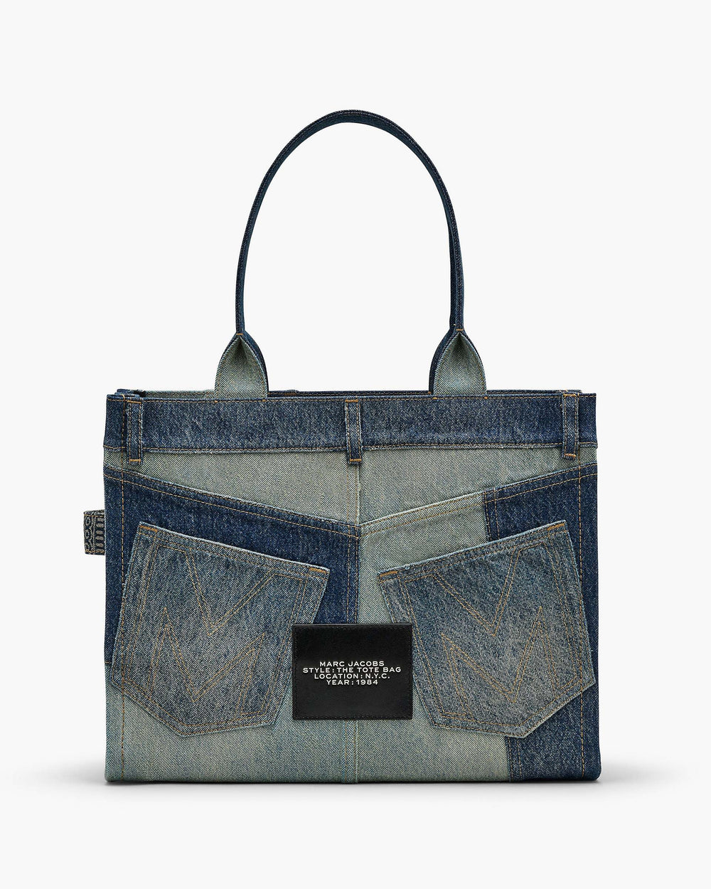 The Deconstructed Denim Large Tote Bag - Indigo Multi | Marc Jacobs discount