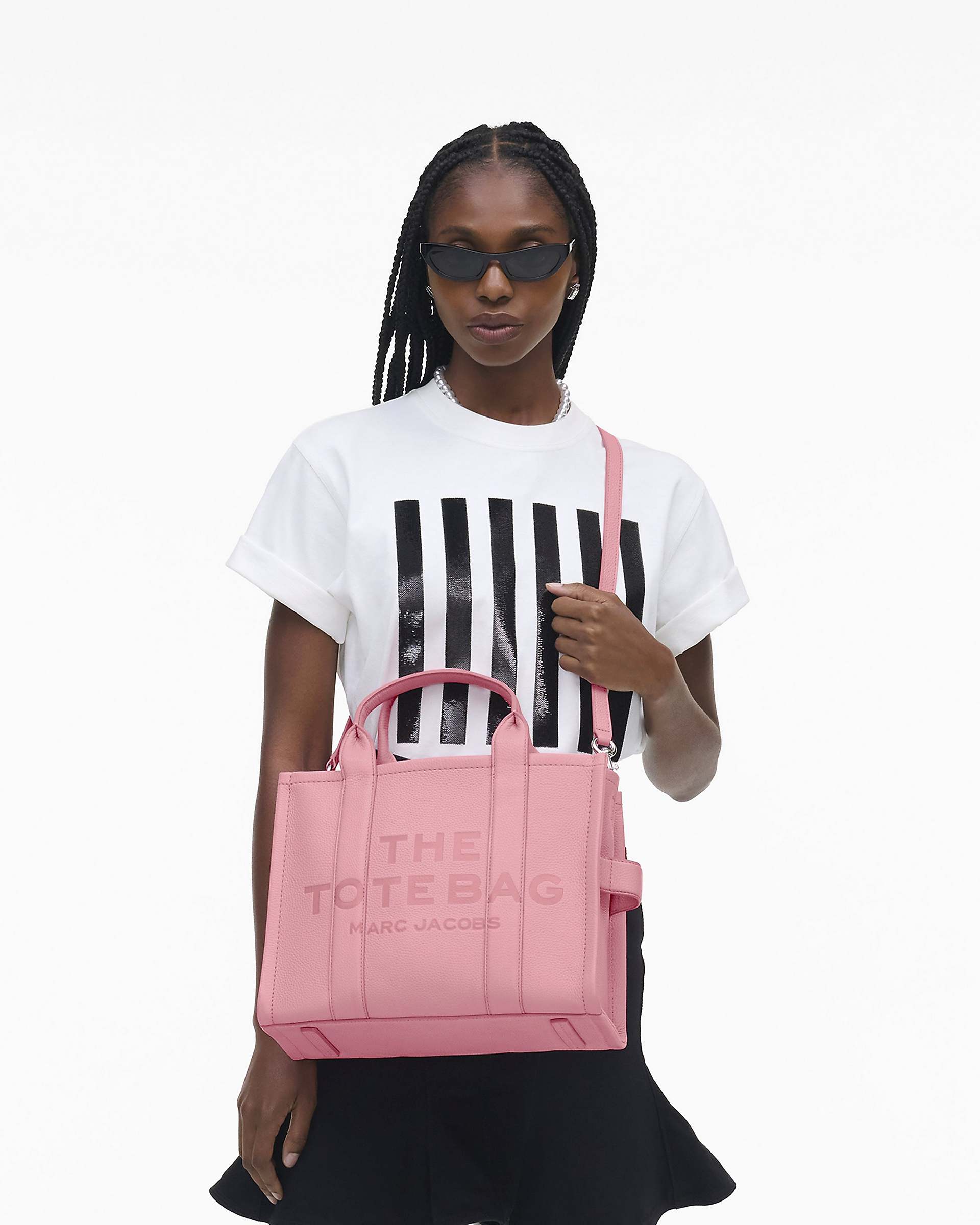 The Leather Medium Tote Bag - Ribbon Pink | Marc Jacobs sale
