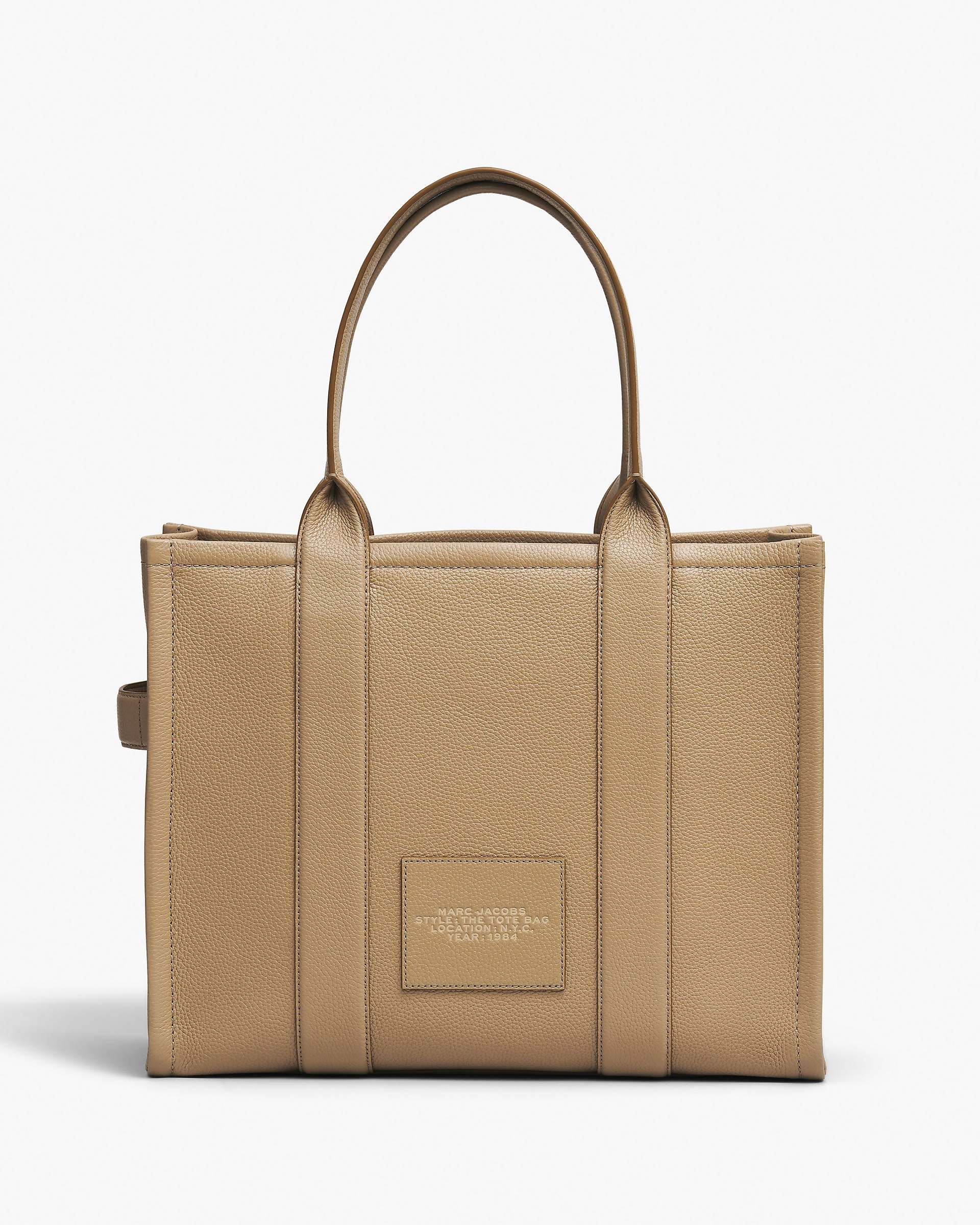 The Leather Large Tote Bag - Camel | Marc Jacobs on sale