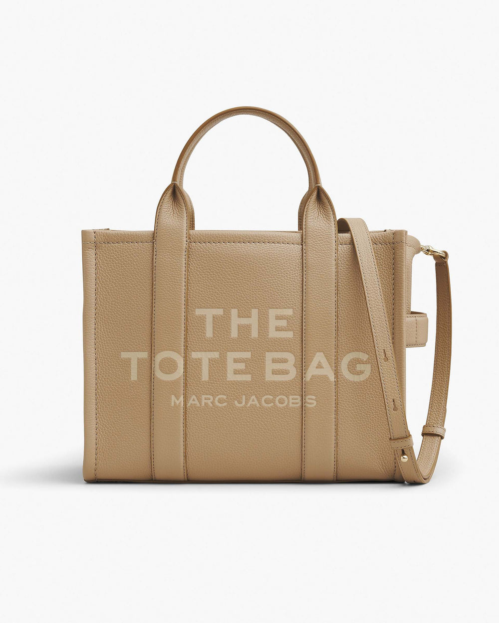 The Leather Medium Tote Bag - Camel | Marc Jacobs US