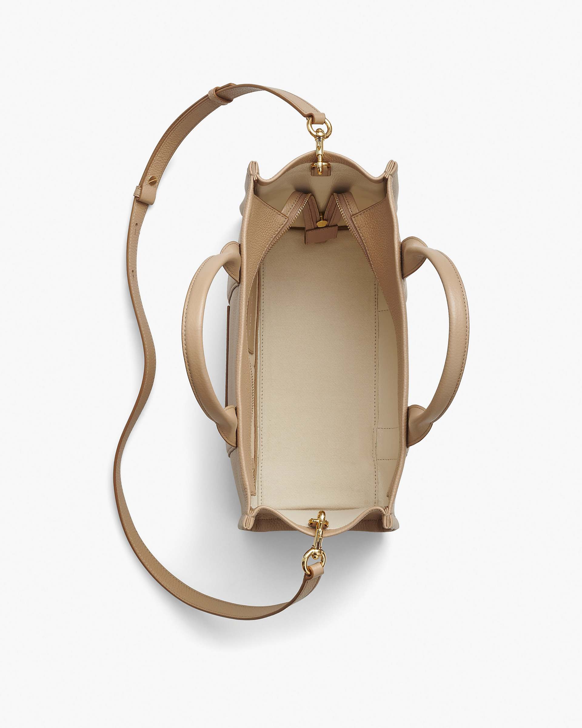 The Leather Medium Tote Bag - Camel | Marc Jacobs US
