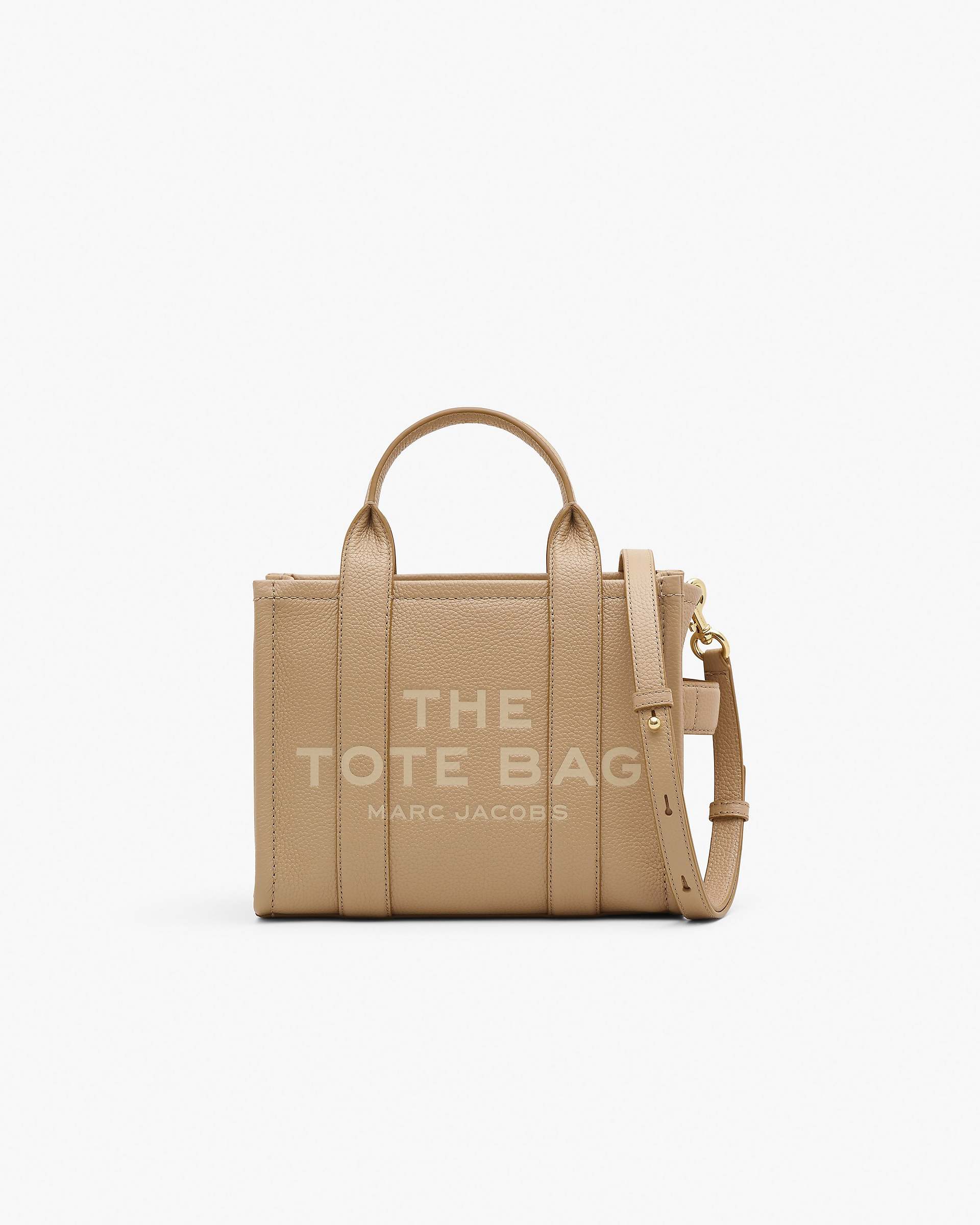 The Leather Small Tote Bag - Camel | Marc Jacobs online