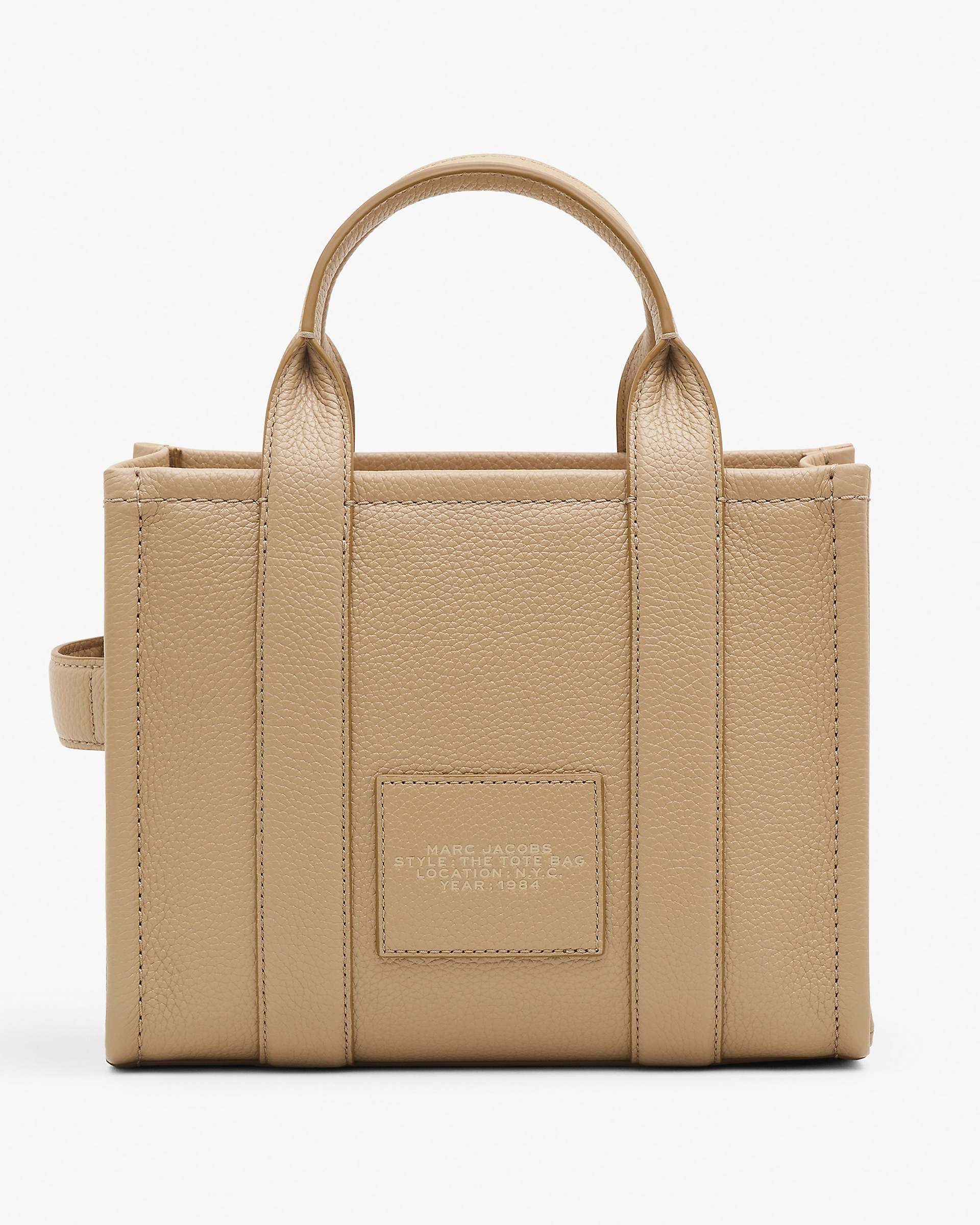 The Leather Small Tote Bag - Camel | Marc Jacobs online