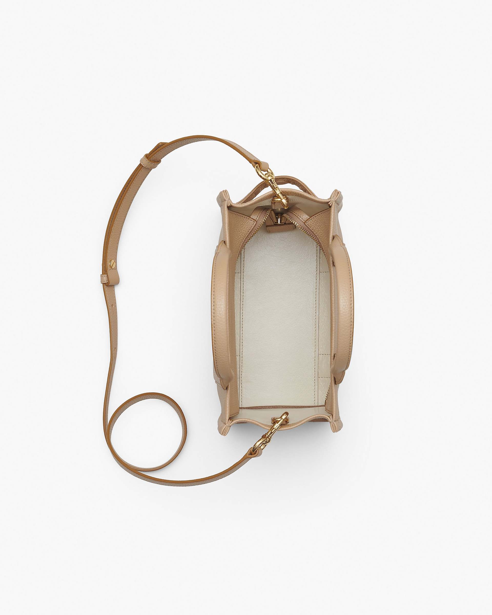 The Leather Small Tote Bag - Camel | Marc Jacobs online