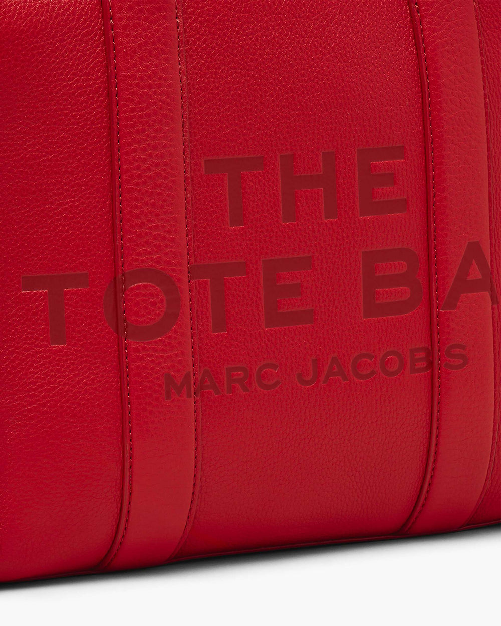The Leather Medium Tote Bag - True Red | Marc Jacobs discount