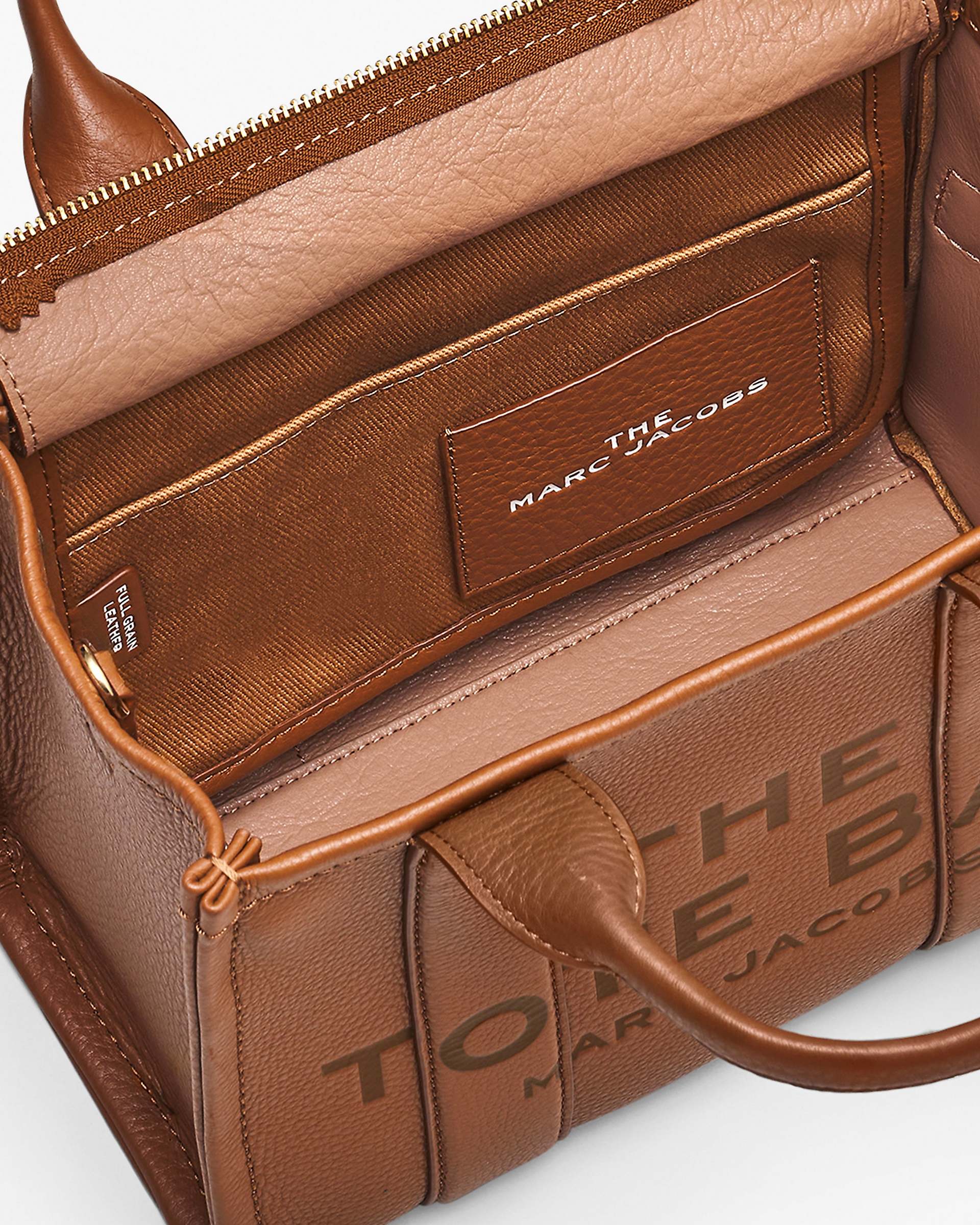 The Leather Small Tote Bag - Argan Oil | Marc Jacobs for sale