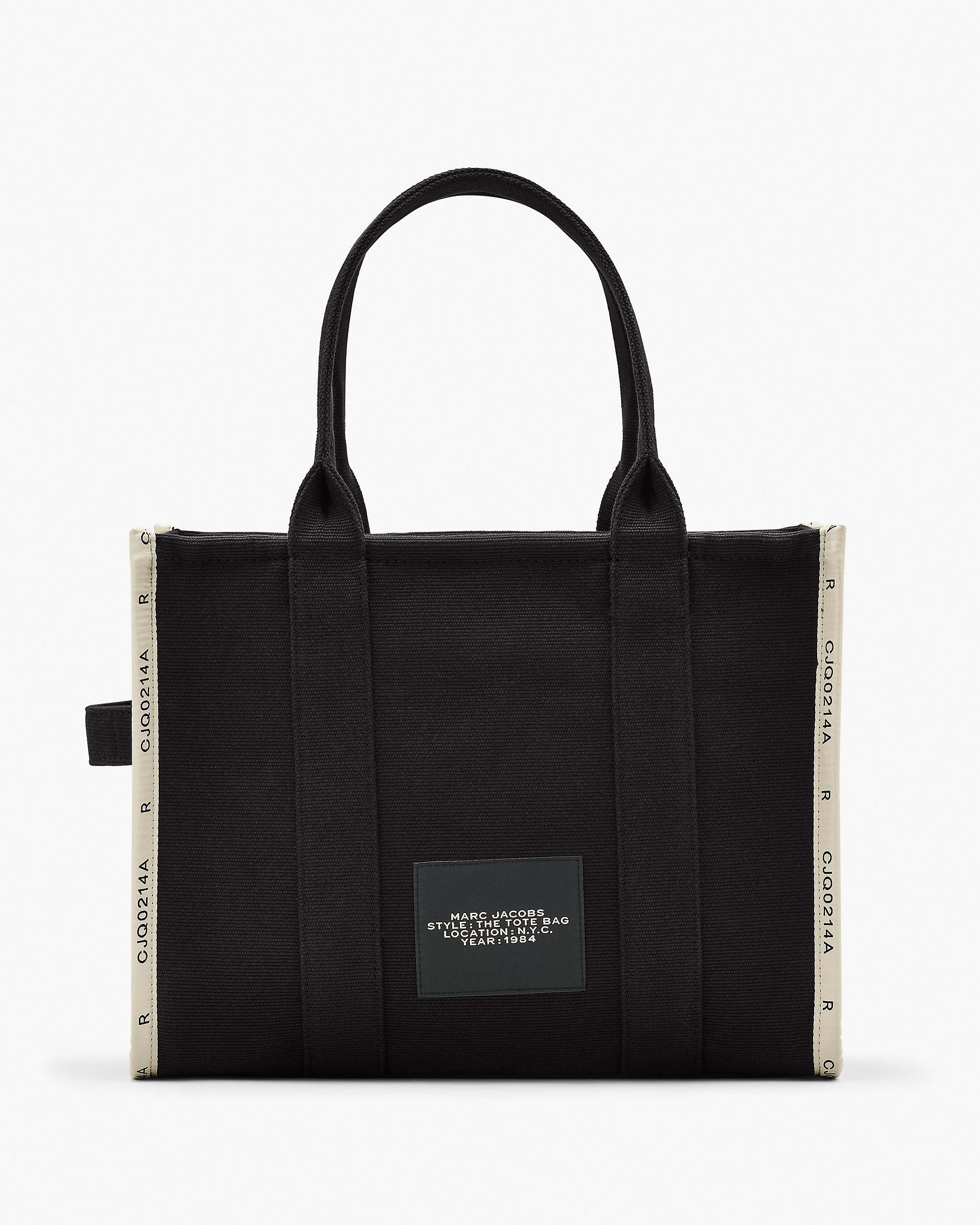 The Jacquard Large Tote Bag - Black | Marc Jacobs on sale