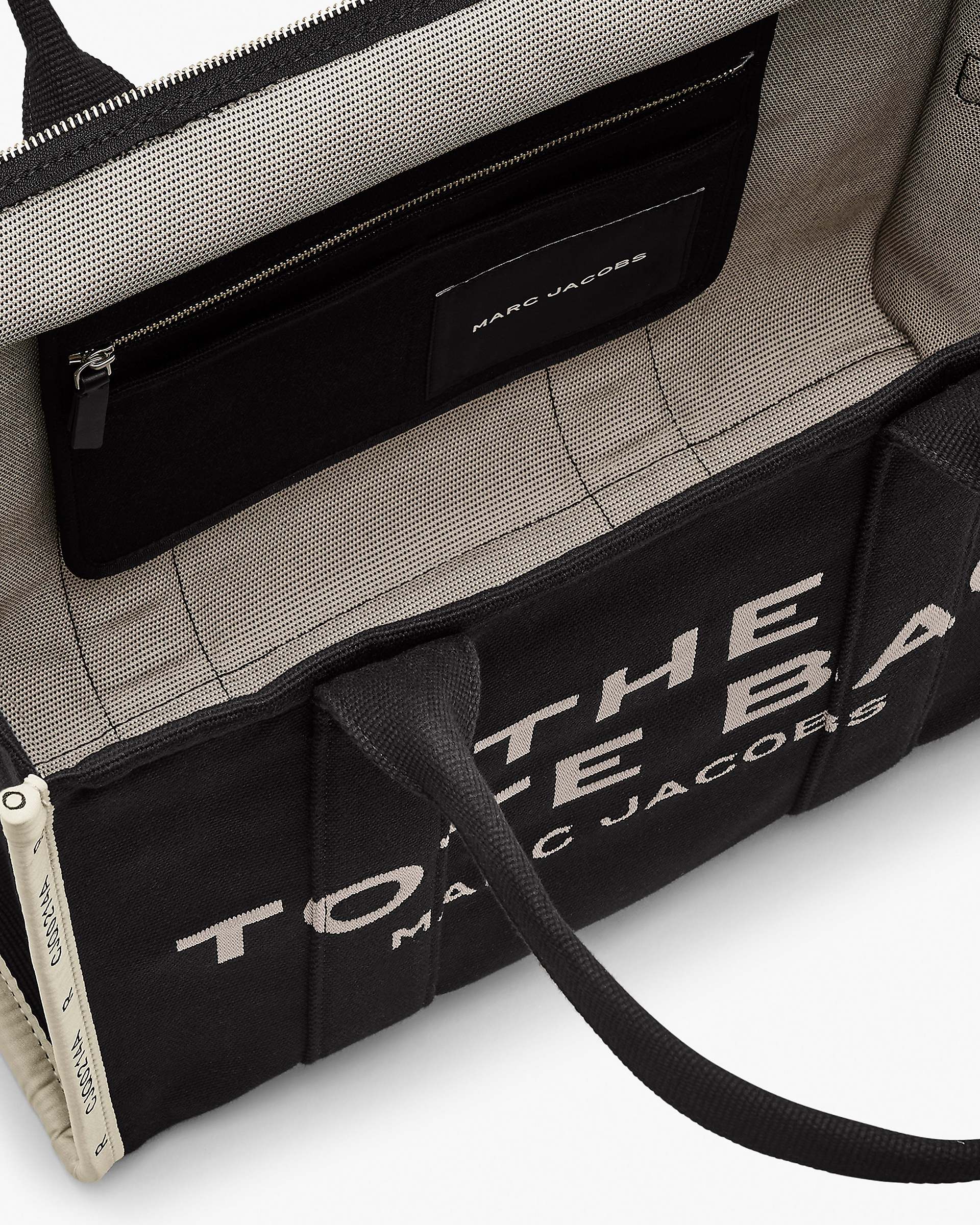 The Jacquard Large Tote Bag - Black | Marc Jacobs on sale