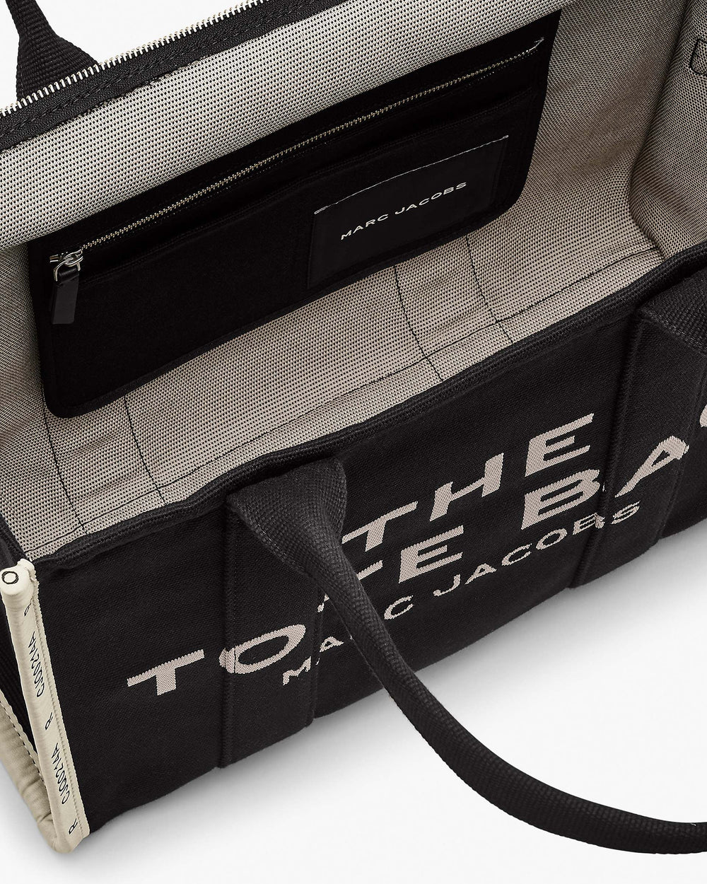 The Jacquard Large Tote Bag - Black | Marc Jacobs on sale