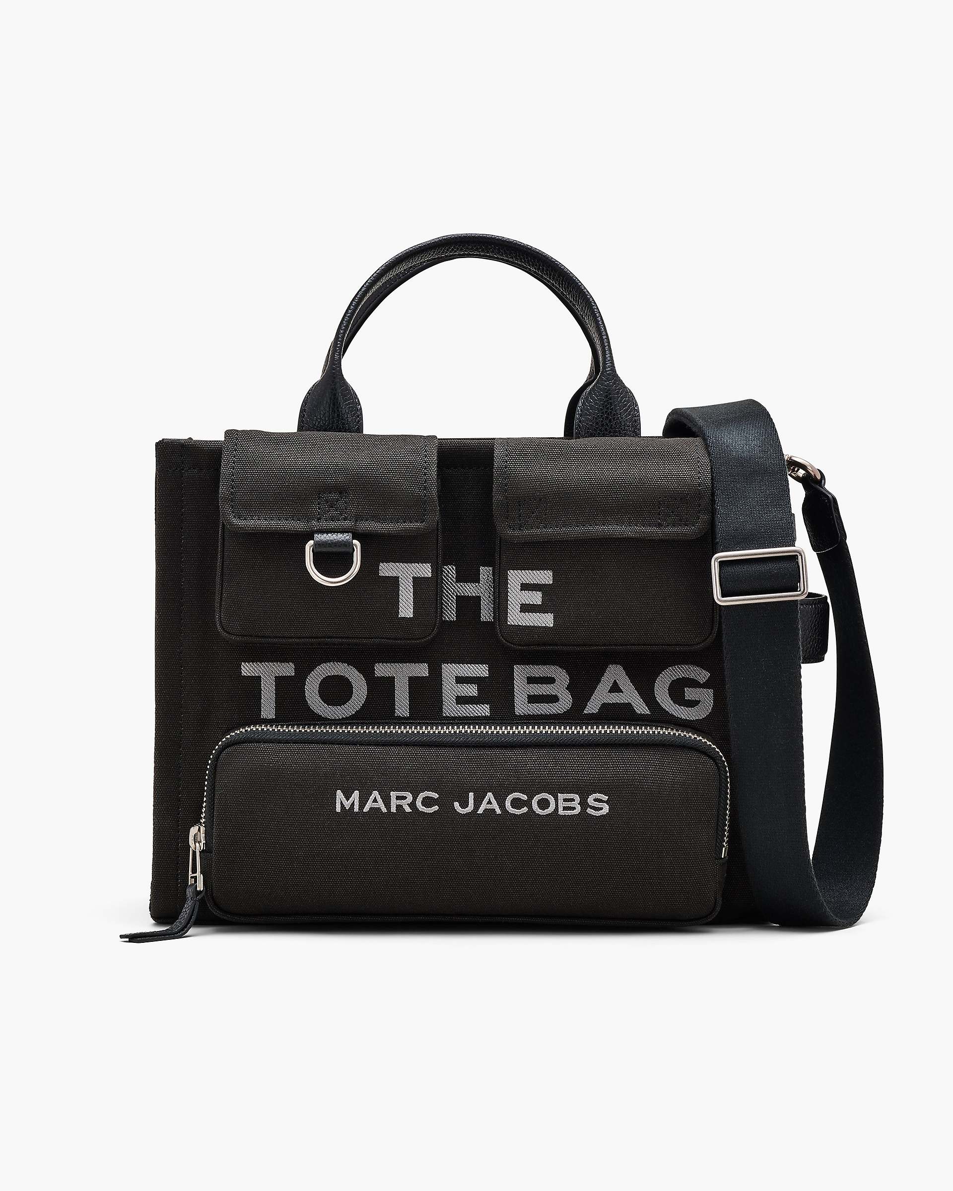 The Cargo Canvas Medium Tote Bag - Black | Marc Jacobs online