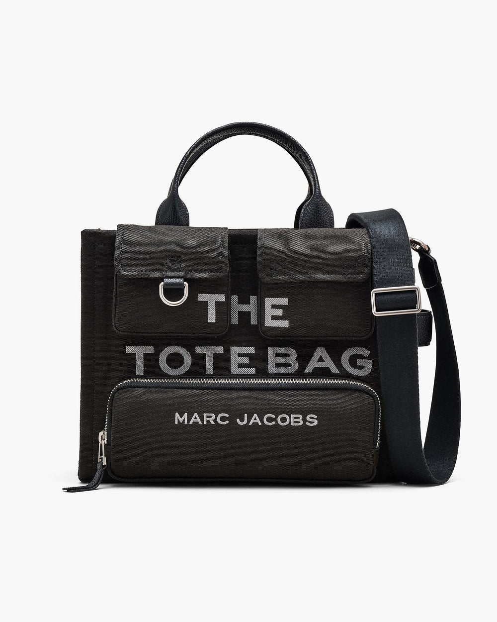 The Cargo Canvas Medium Tote Bag - Black | Marc Jacobs online