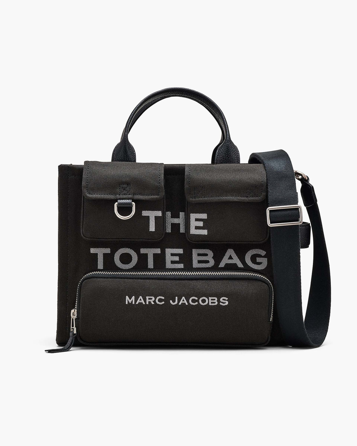 The Cargo Canvas Medium Tote Bag - Black | Marc Jacobs online