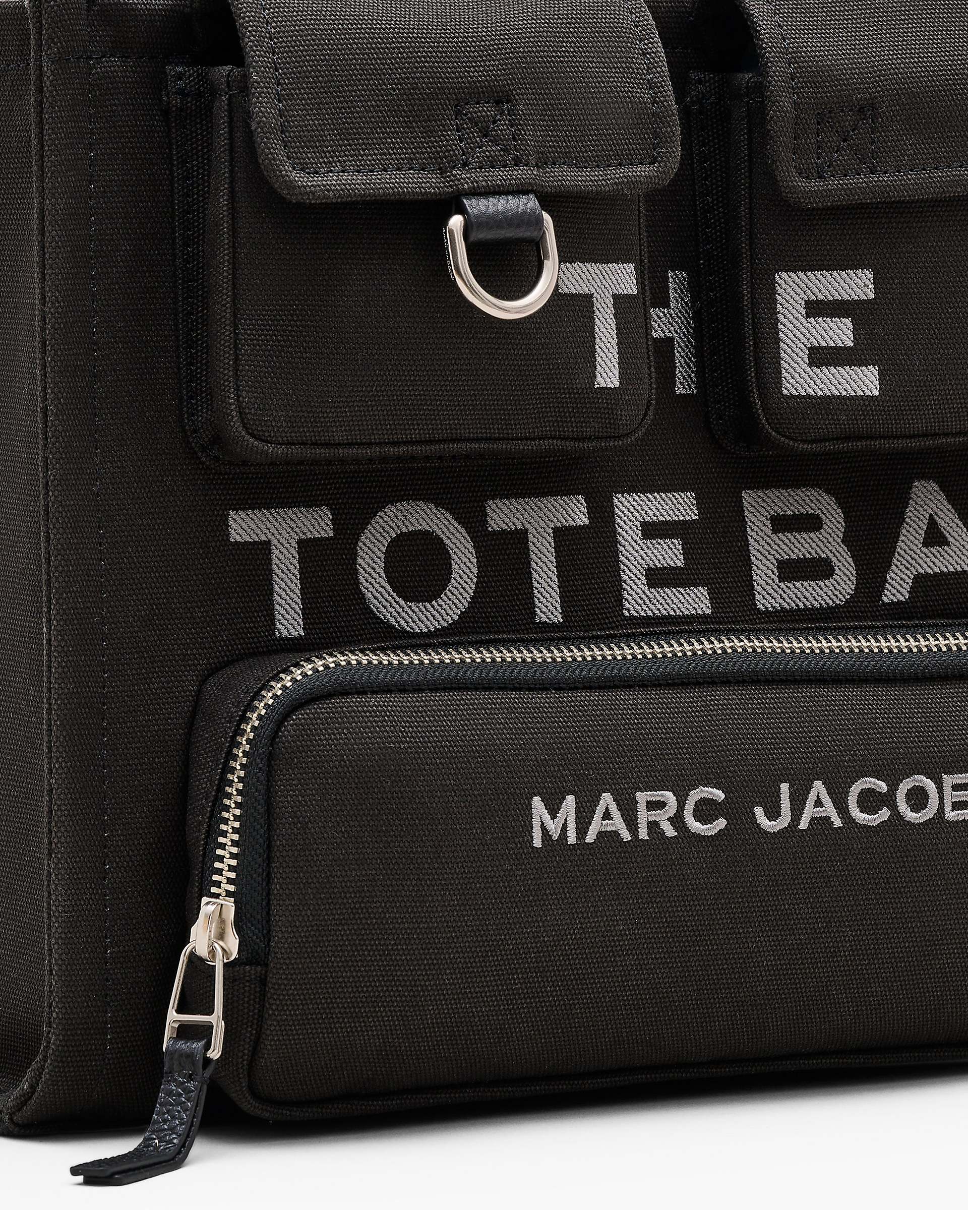 The Cargo Canvas Medium Tote Bag - Black | Marc Jacobs online